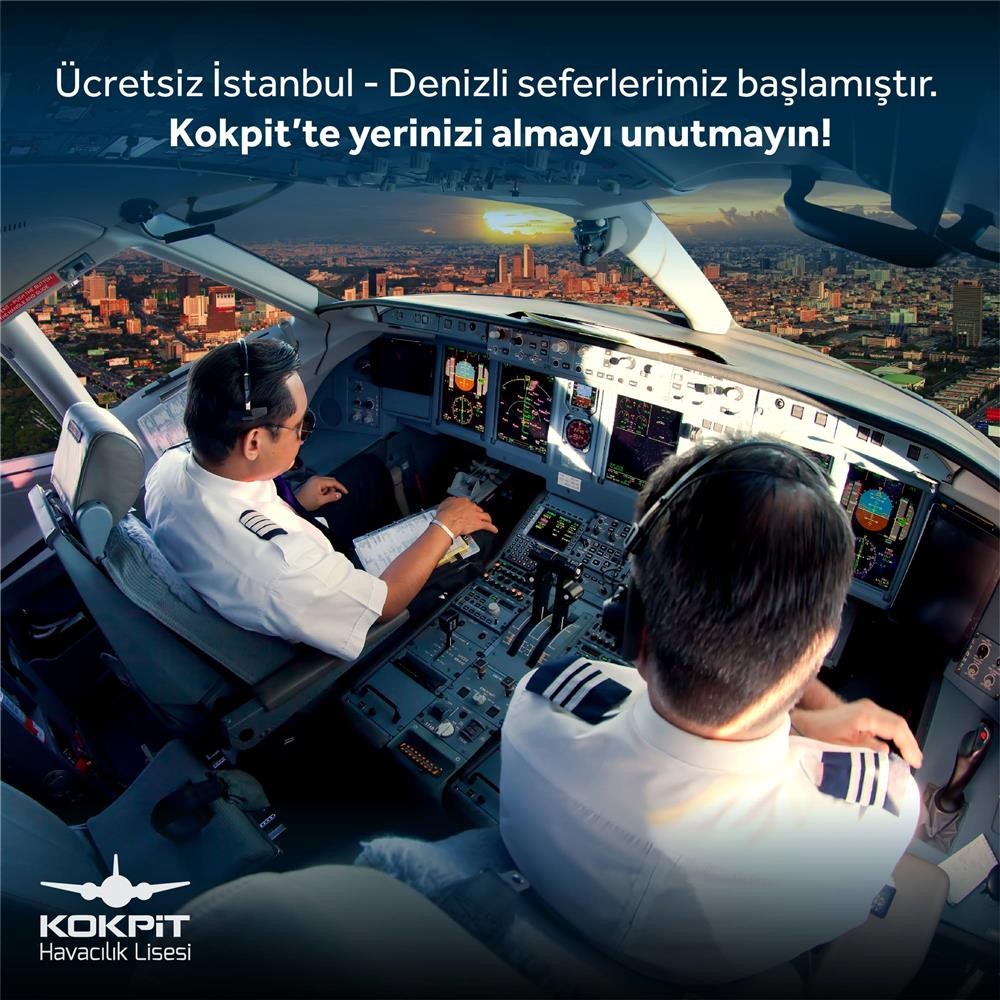 Kokpit'te yerinizi almayı unutmayın!